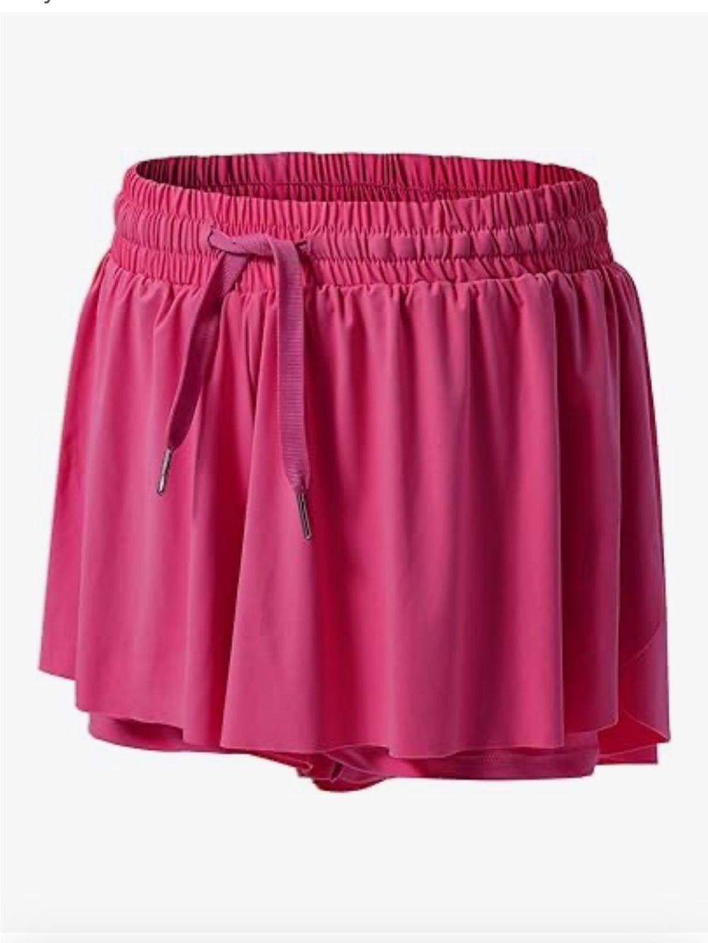 Women’s Pink Athletic Drawstring Shorts